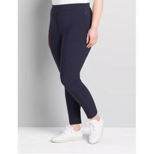 Lane Bryant Blue Stretchy On-The-Go Slim Ankle Gorpcore Lounge Pant Sz 18